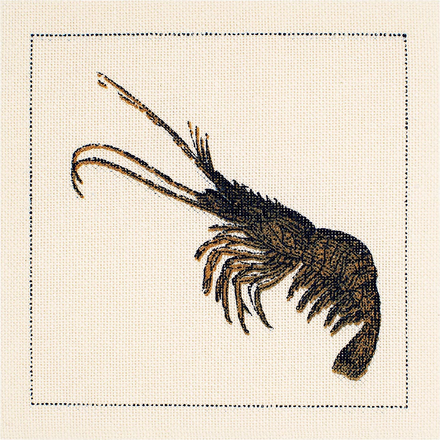 Signature Napkins Cocktail-Servietten, Krustentiere, recycelte Baumwolle, 50 Stück, sortiert, 11,4 x 11,4 cm, Natur