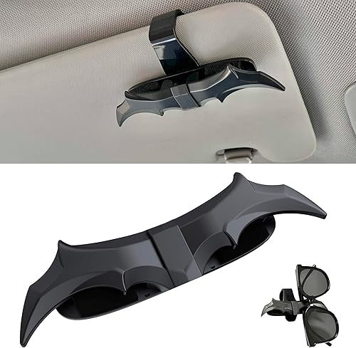 Soportes para lentes de sol de murciélago para automóvil, accesorios de murciélago para automóvil, accesorios de murciélago para fanáticos de