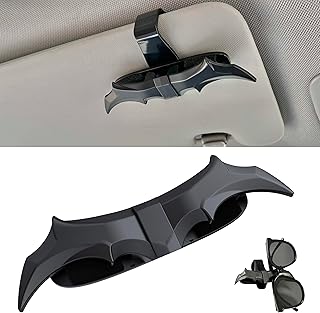 Bat Wing Shaped Sunglasses Holders for Car, Visor Accessories, Car Gadgets for Man Gifts
