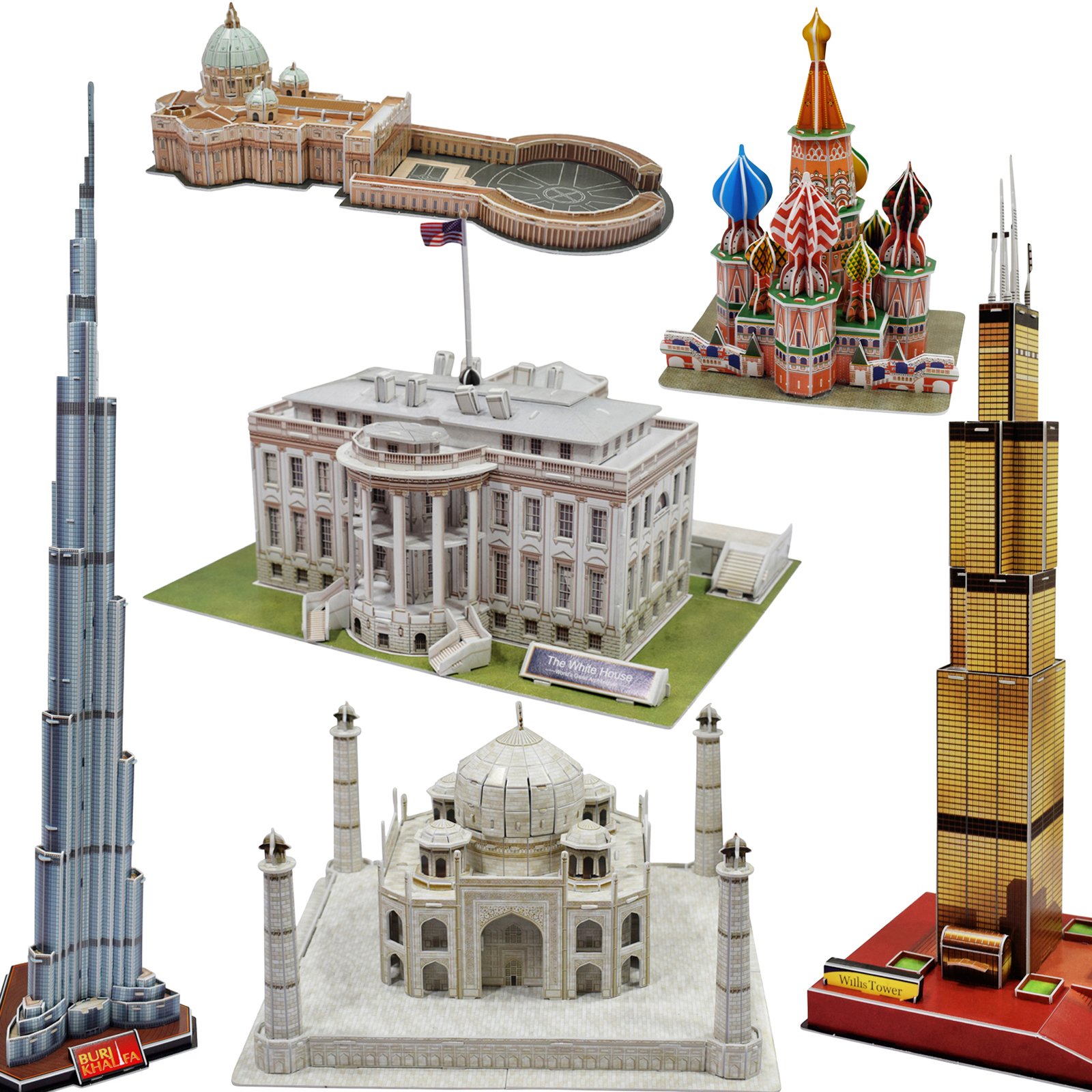 Buy Asian Hobby Crafts 3D Puzzle World's Greatest Architecture