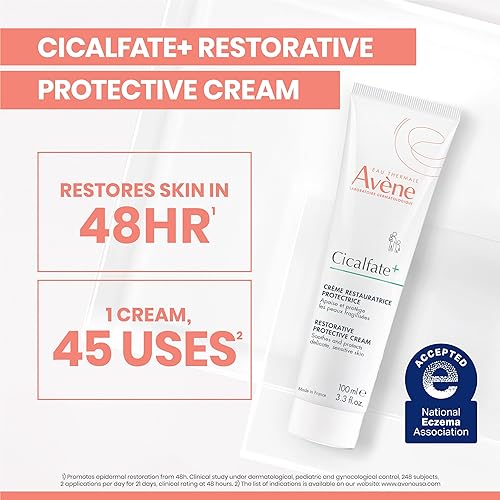 Miniatura 3 de Avène Cicalfate+ Restorative Protective Cream, Face Moisturizer, face cream for sensitive skin, helps restore skin barrier, restorative cream, safe