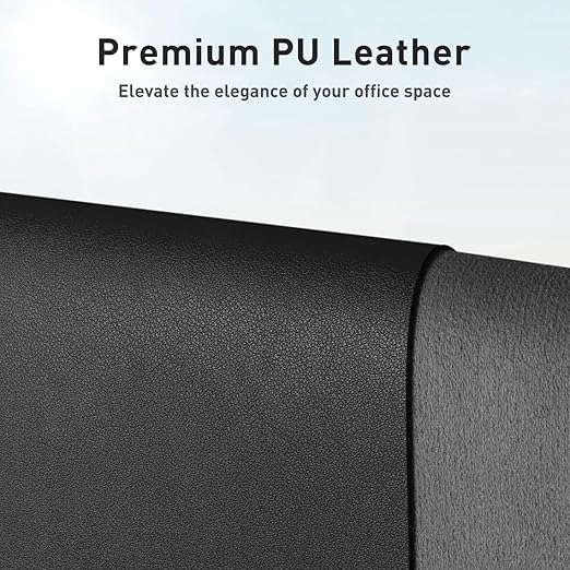 Aothia Leather Desk Pad Protector,Mouse Pad,Office Desk Mat, Non-Slip PU Leather Desk Blotter,Laptop Desk Pad,Waterproof Desk Writing Pad for Office and Home (Black,31.5" x 15.7") thumbnail 2