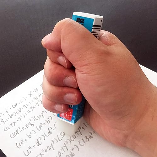 Miniatura 8 de LION Borradores de plástico blanco translúcido, 24 EABox, 1 caja (P-100)