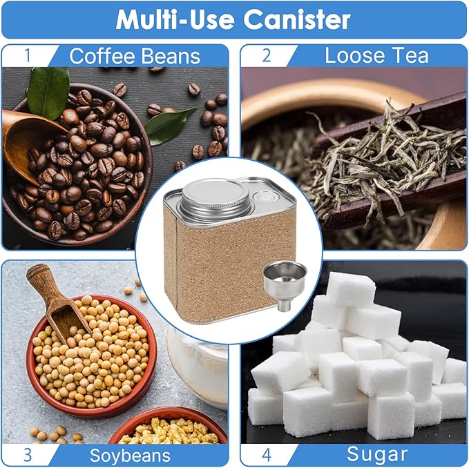 Tarro de Almacenamiento para Granos de Café TOCCOL, Airtight, 150g miniatura 6