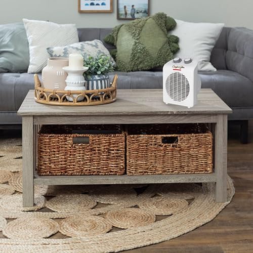 Miniatura 10 de Comfort Glow EFH1518 Calentador eléctrico de ventilador, color blanco