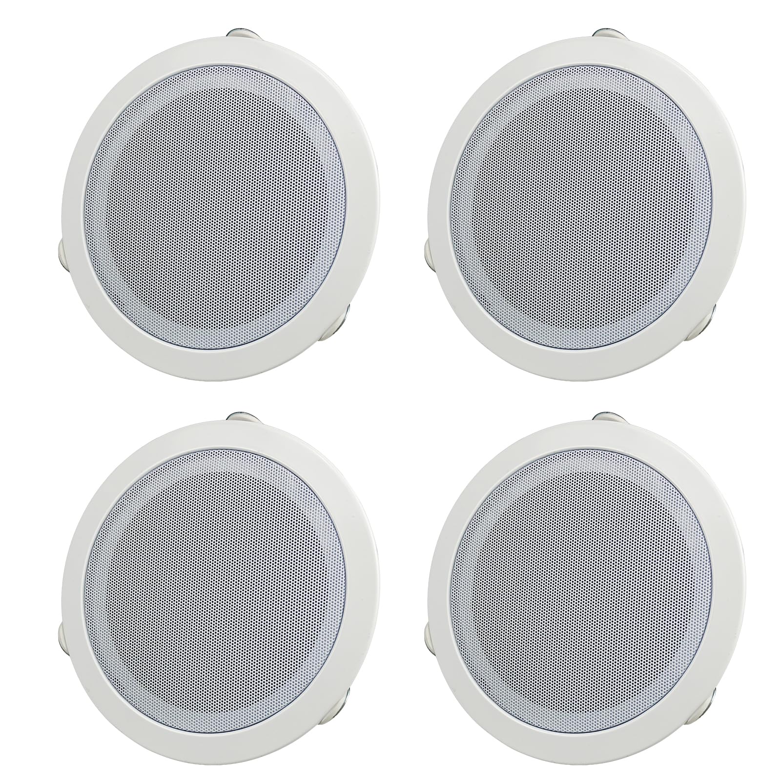 STUDIOFINIX 6 Inch 70V Commercial Ceiling Speaker, 3W/7.5W/15W Power, 80Hz-20KHz Frequency Response, in-Ceiling Mount PA Speaker for Restaurants and Offices（2 Pair）-picture-19