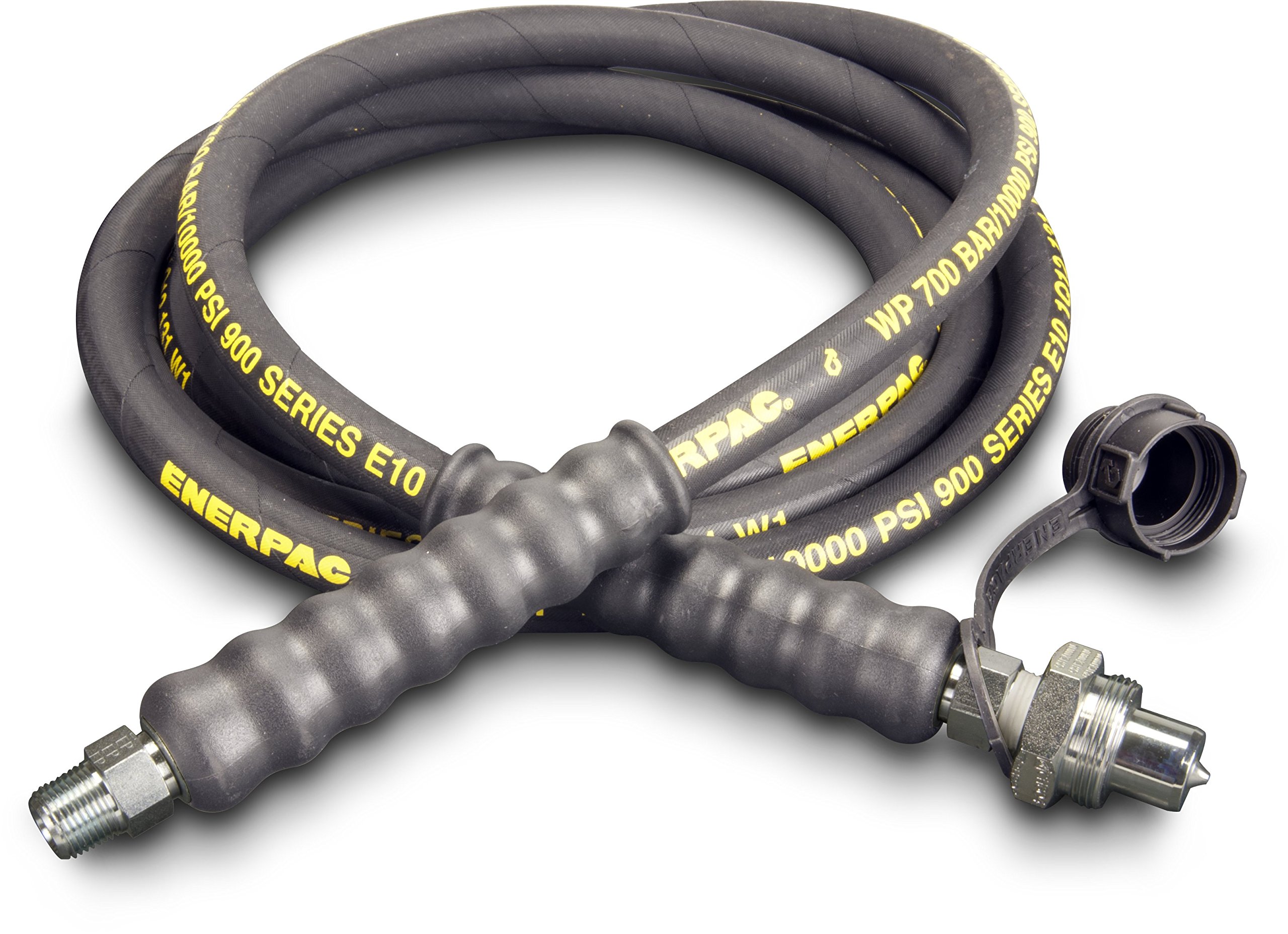 Enerpac HC9310 High Pressure Hydraulic Hose, 900 Series, 10' Length, 0.38
