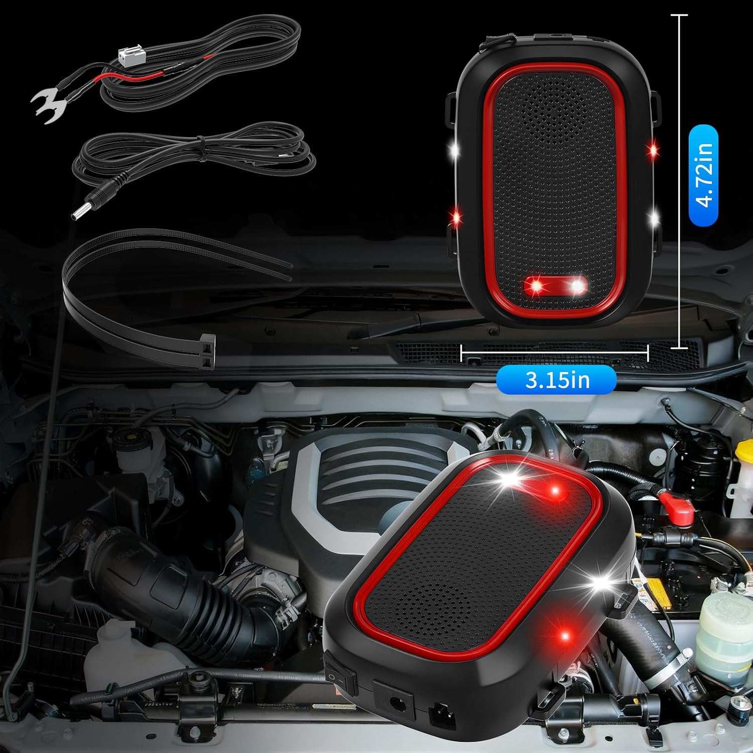 2 Pack Car Rodent Repellent for Car Engines