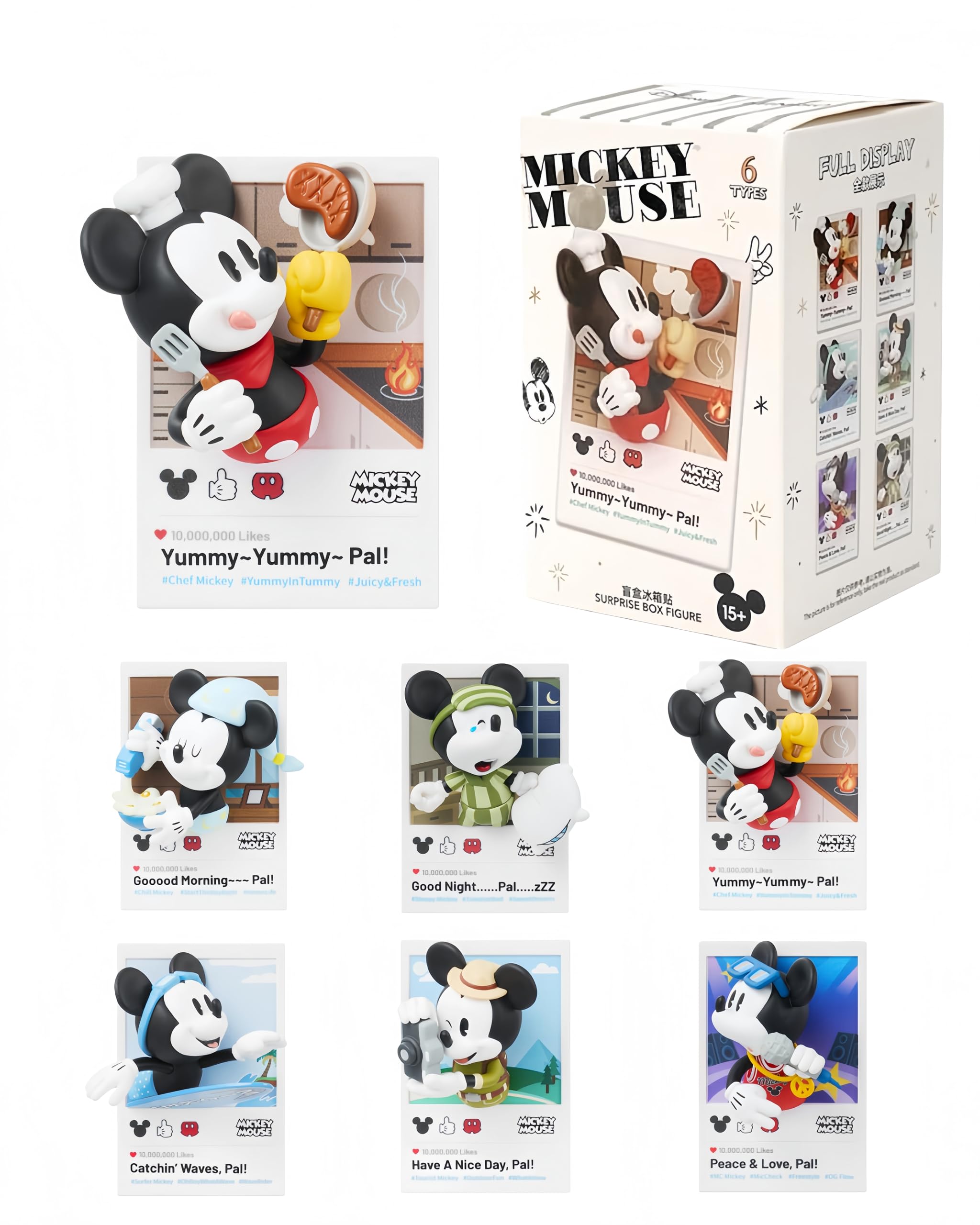 Amazon.co.jp: MINISO ディズニー ミッキーマウス ブラインドボックス
