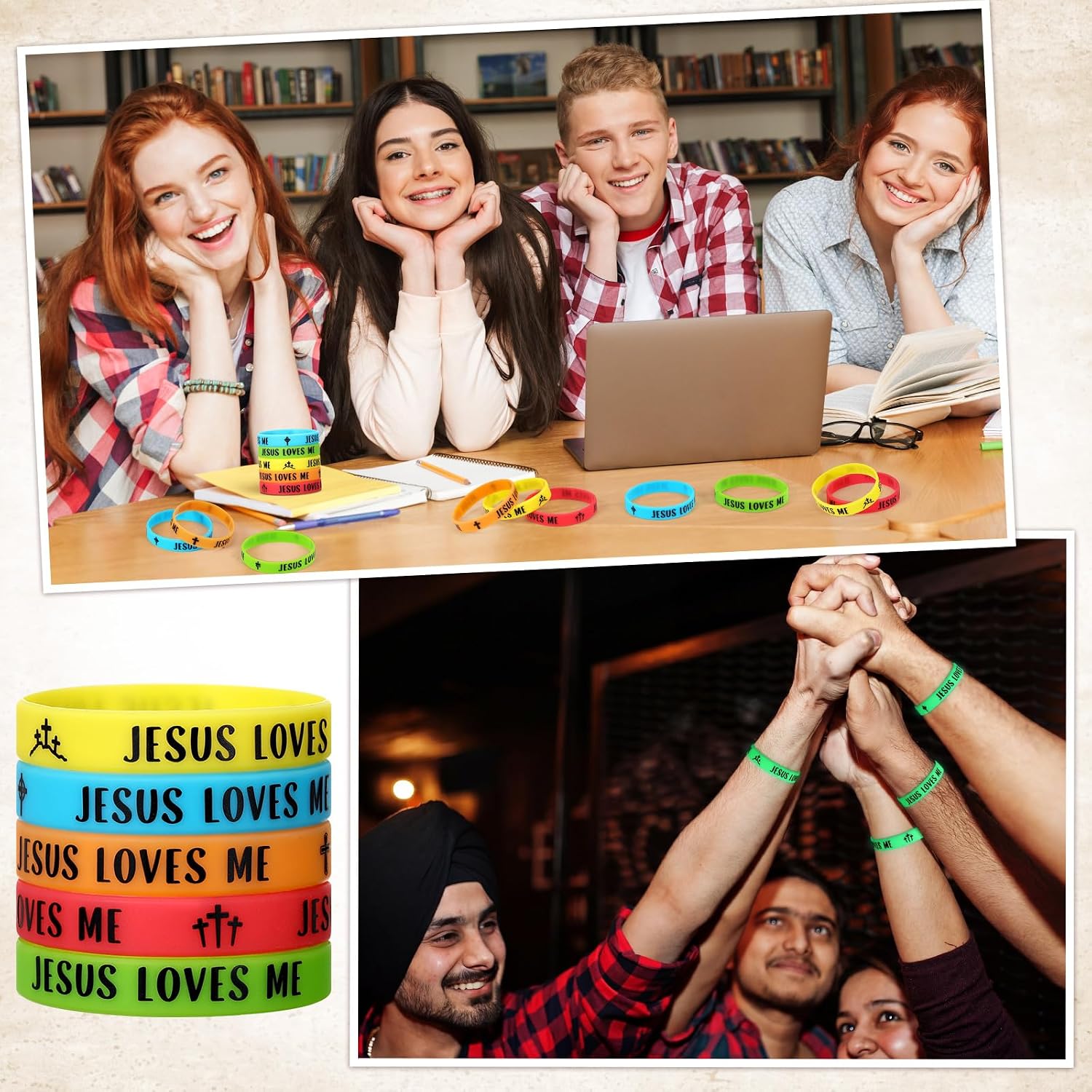 Hollowfly 60 pcs Christian Glow Party Favor image 5