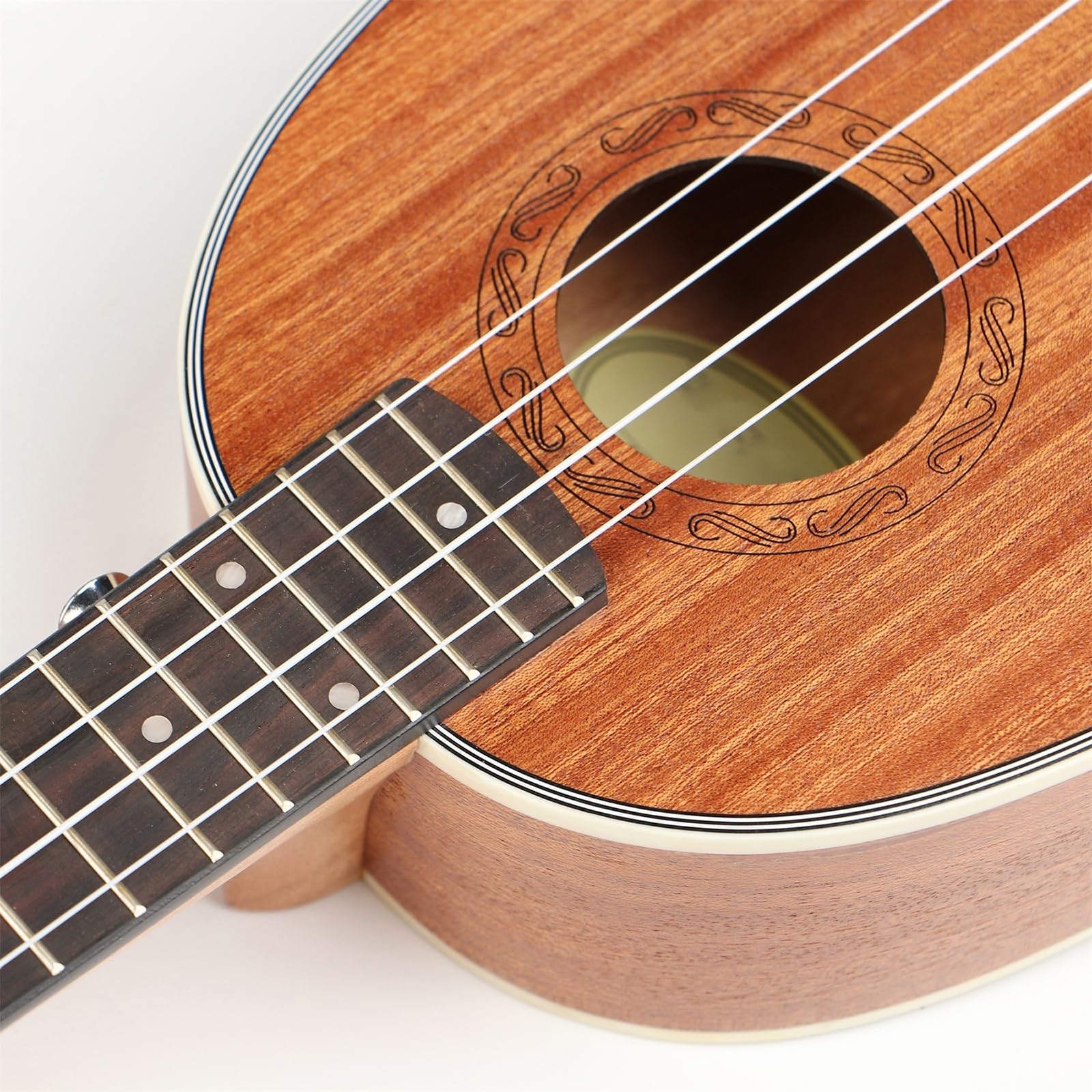 ZAMASS Professional Ukeleles 21 Inch Ukulele Spruce Wood Bdoy Rosewood Fretboard Ukulele 4 String Small Guitar Instrument