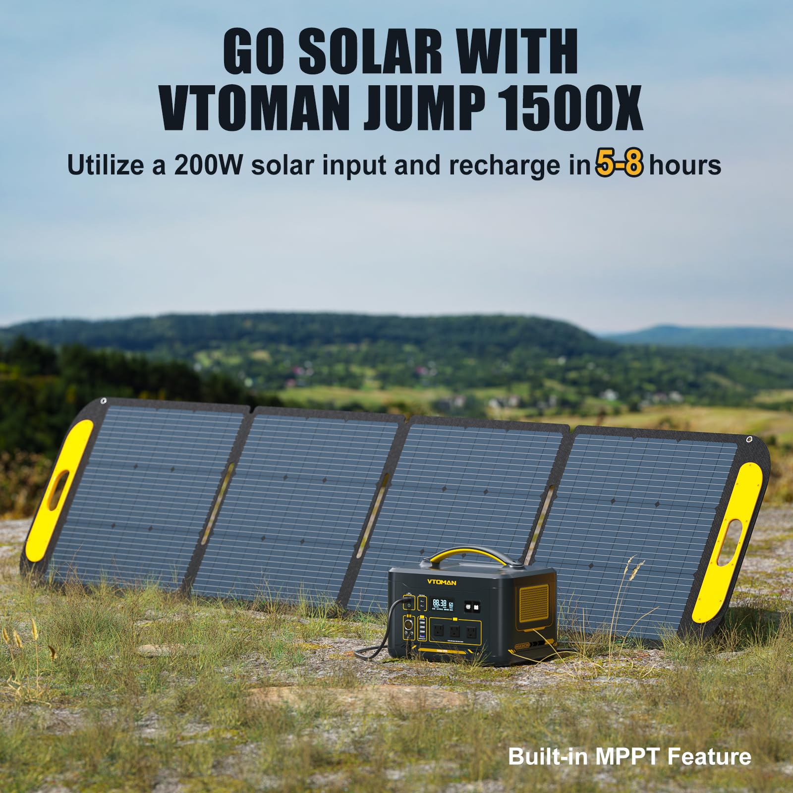 Amazon.com : VTOMAN Jump 1500X Portable Power Station with 200W