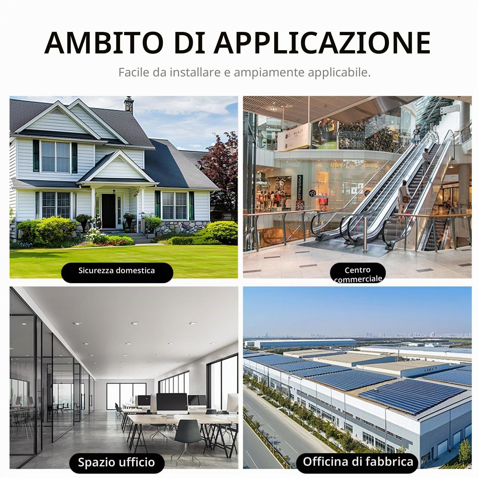 Semme di Allarme Antincendio Wireless 433 MHz, Campanello di Allarme Antincendio Manuale con Sonoro e Luminoso e Telecomando, per la Sicurezza Commerciale Residenziale (Spina europea)