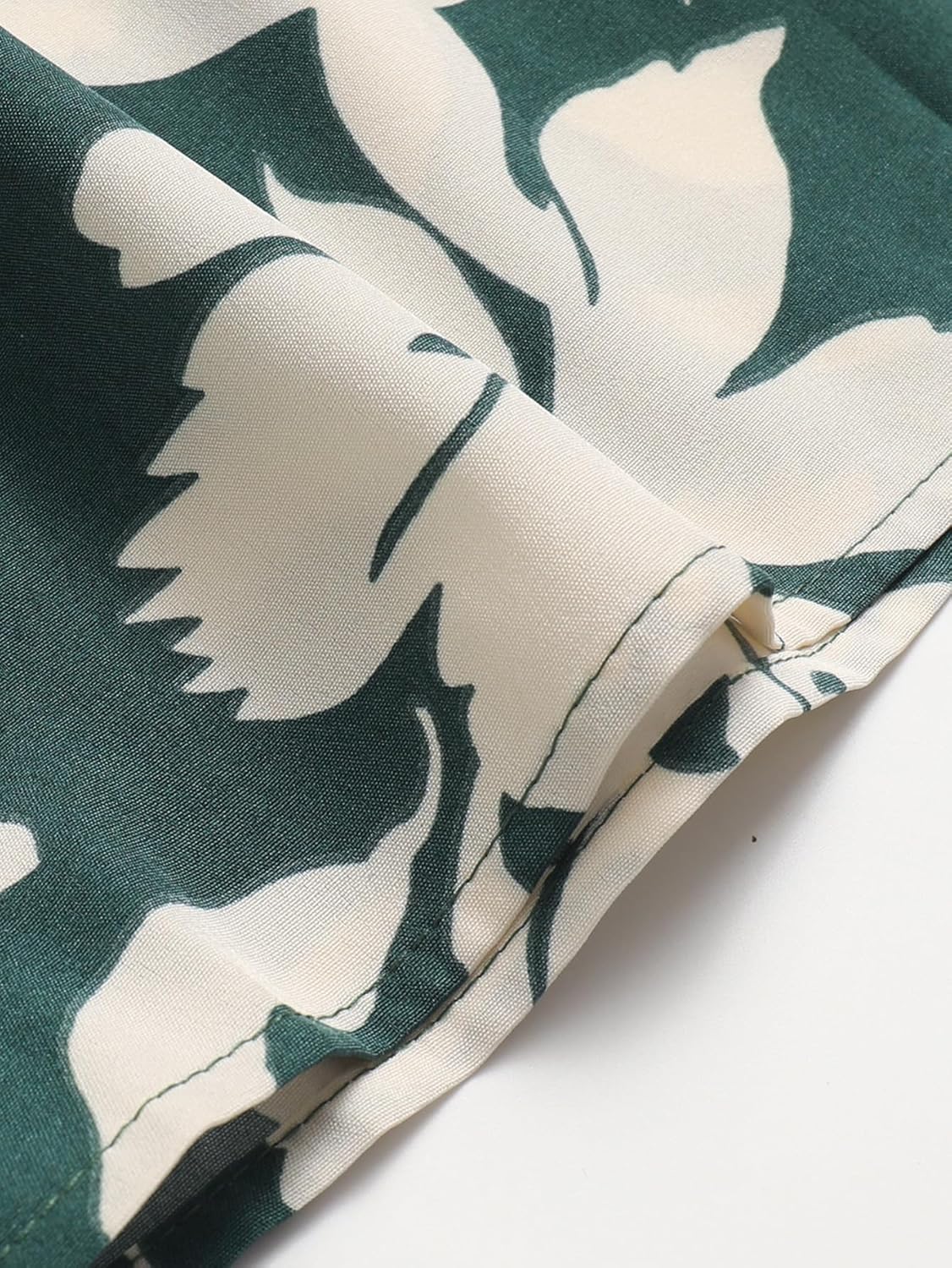 Women's Floral Tiered Midi Skirt Elastic Waist Dressy Casual A-line Summer Boho Skirts - Image 5