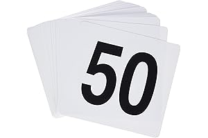 Winco 1-40 Plastic Table Numbers