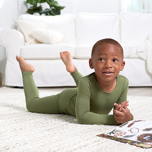 Miniatura 4 de Gerber Pijama unisex de 2 piezas para bebé y niño pequeño, con viscosa hecha de eucalipto