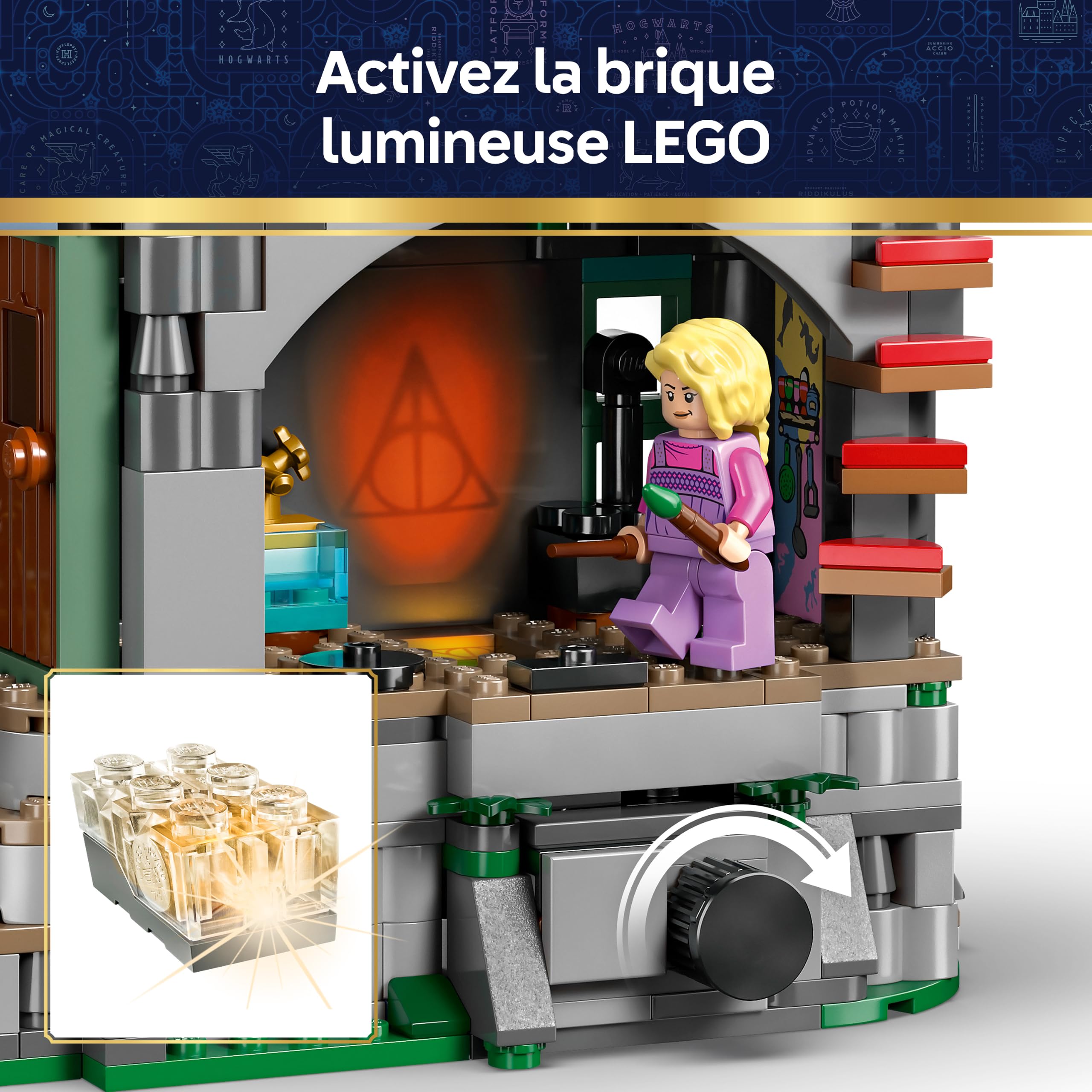 LEGO Harry Potter La Maison de Luna Lovegood - Jouet - Maquette Miniature DIY - Brique Lumineuse & 5 Minifigurines - Idée de Décoration pour Chambre - Cadeau pour Fille, Garçon & Fans dès 10 ans 76467