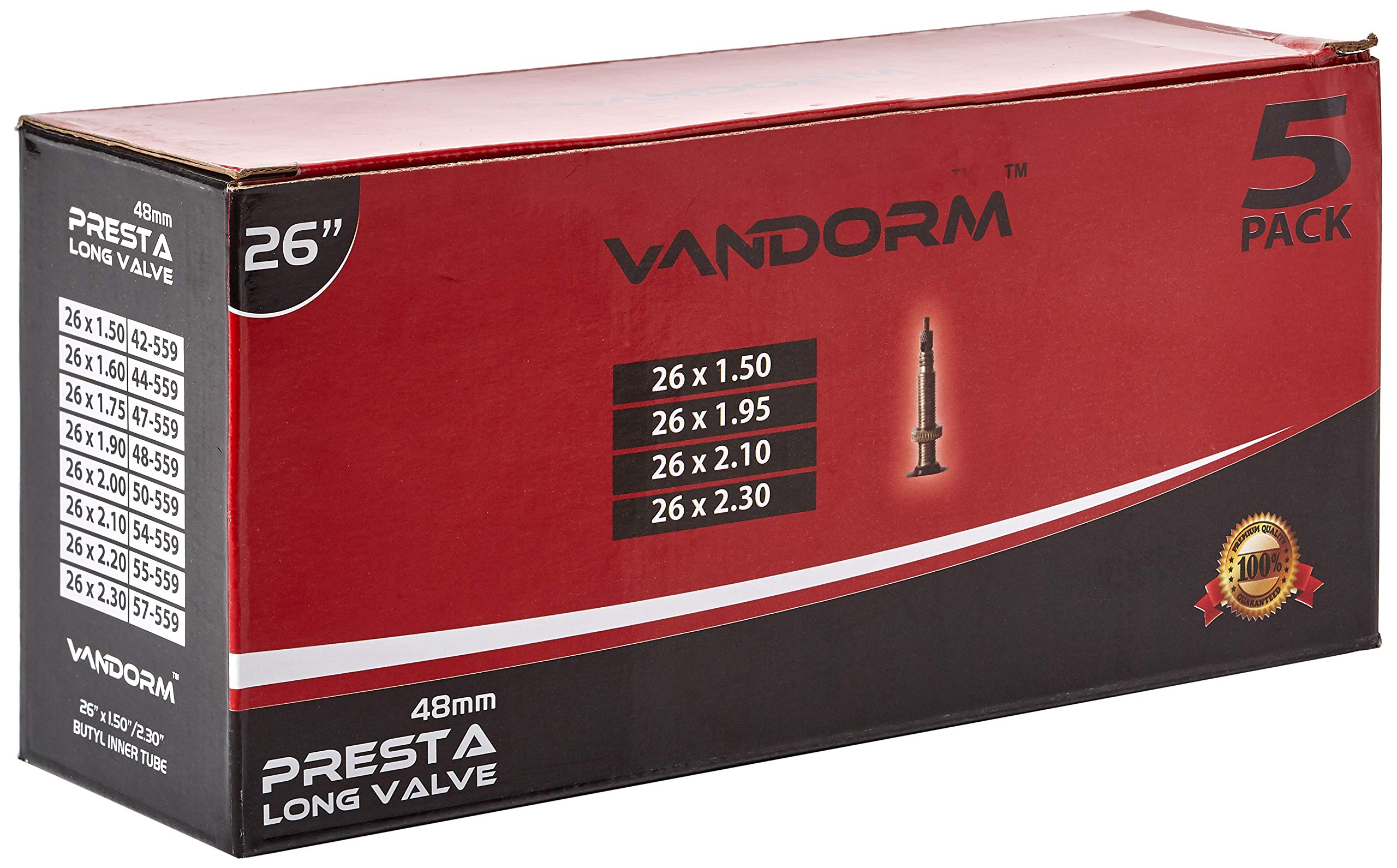Amplificador Valvulas Vandorm 26 MTB Inner Tubes U2013 Presta Valve