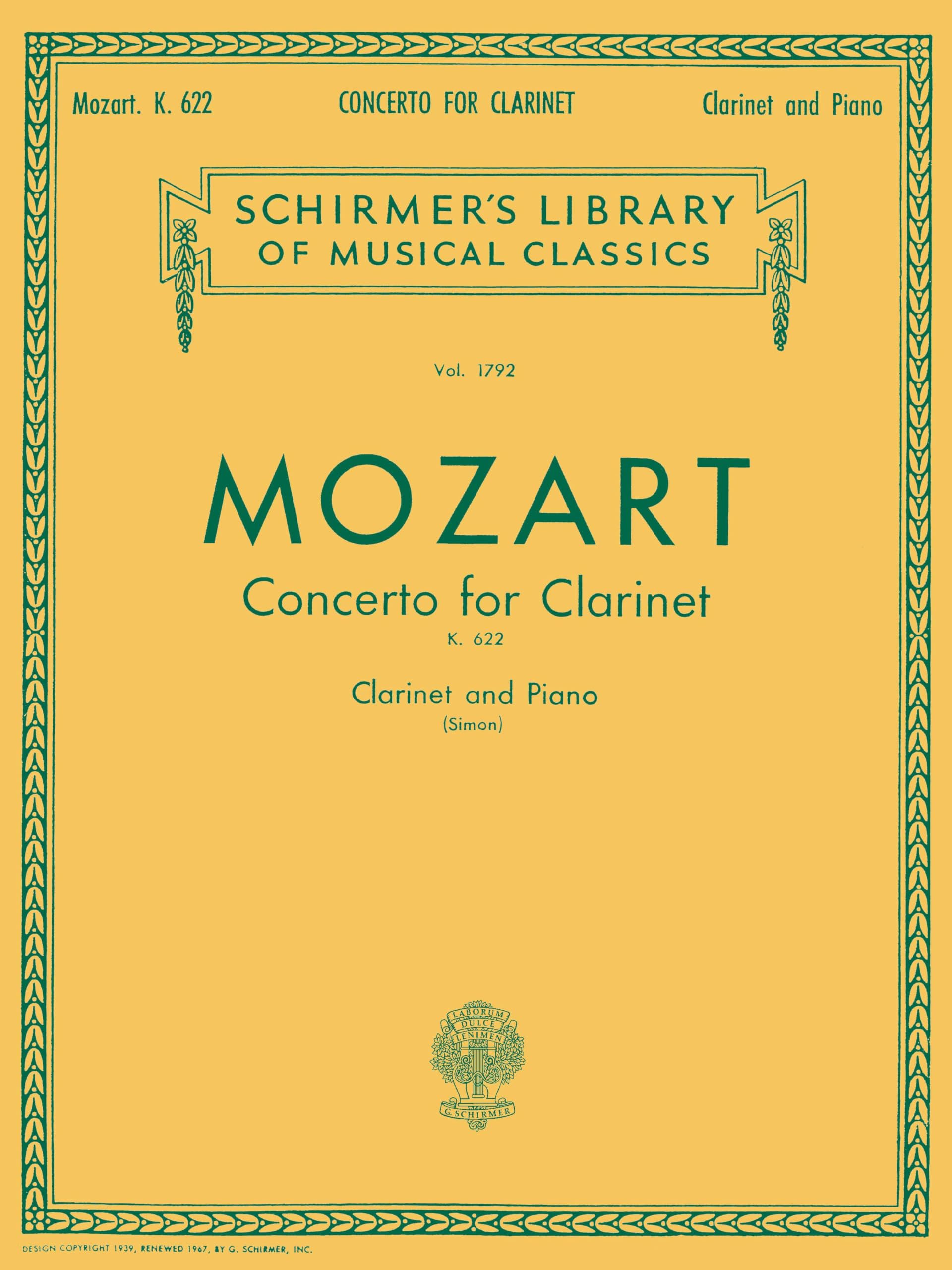 Clarinet Concerto K.622