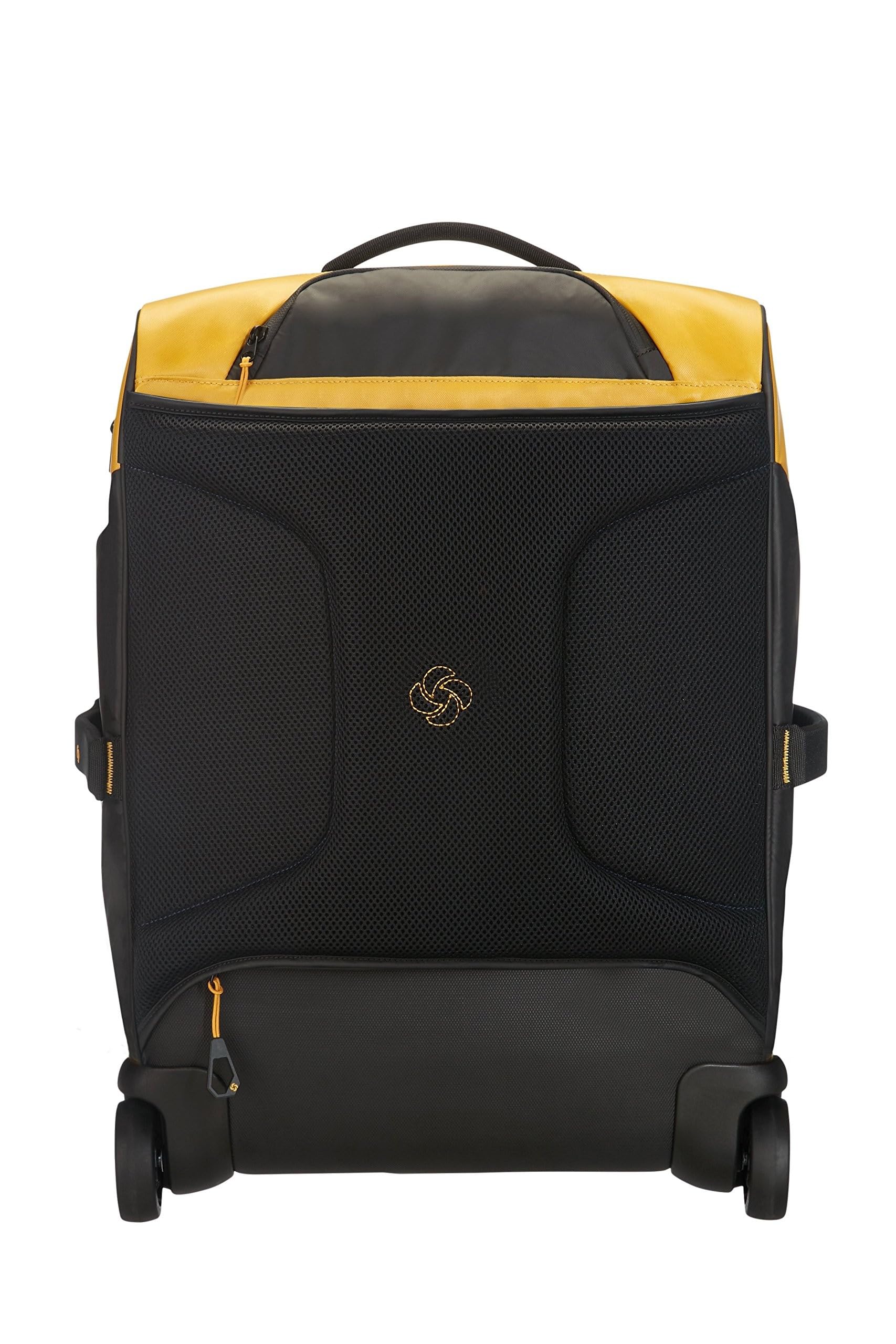 Samsonite Paradiver Light - Borsone/Zaino con 2 Ruote S, 55 cm, 51 L, Giallo (Yellow)