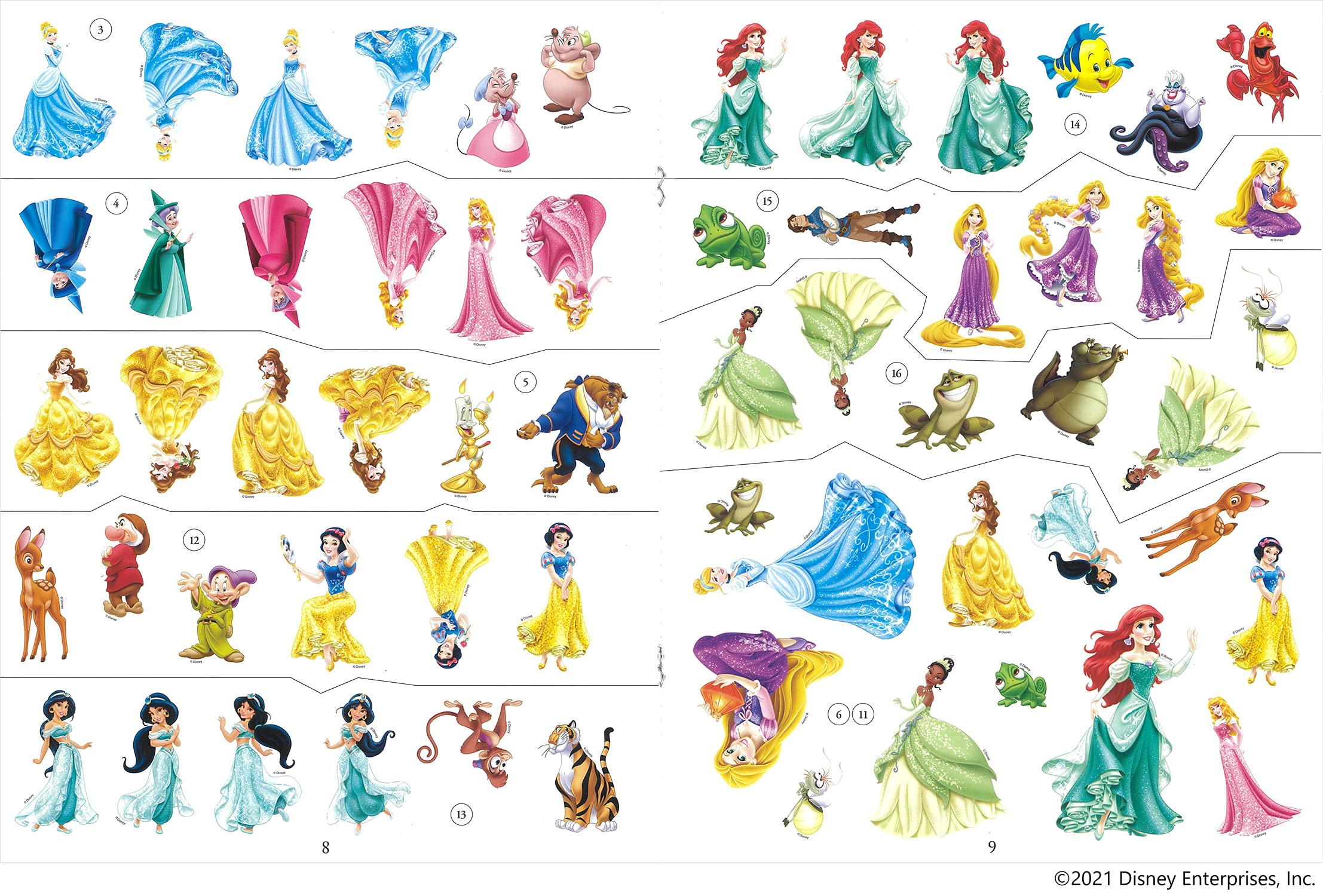 Amazon | リーバン ディズニー シールブック ゆめみる ディズニー