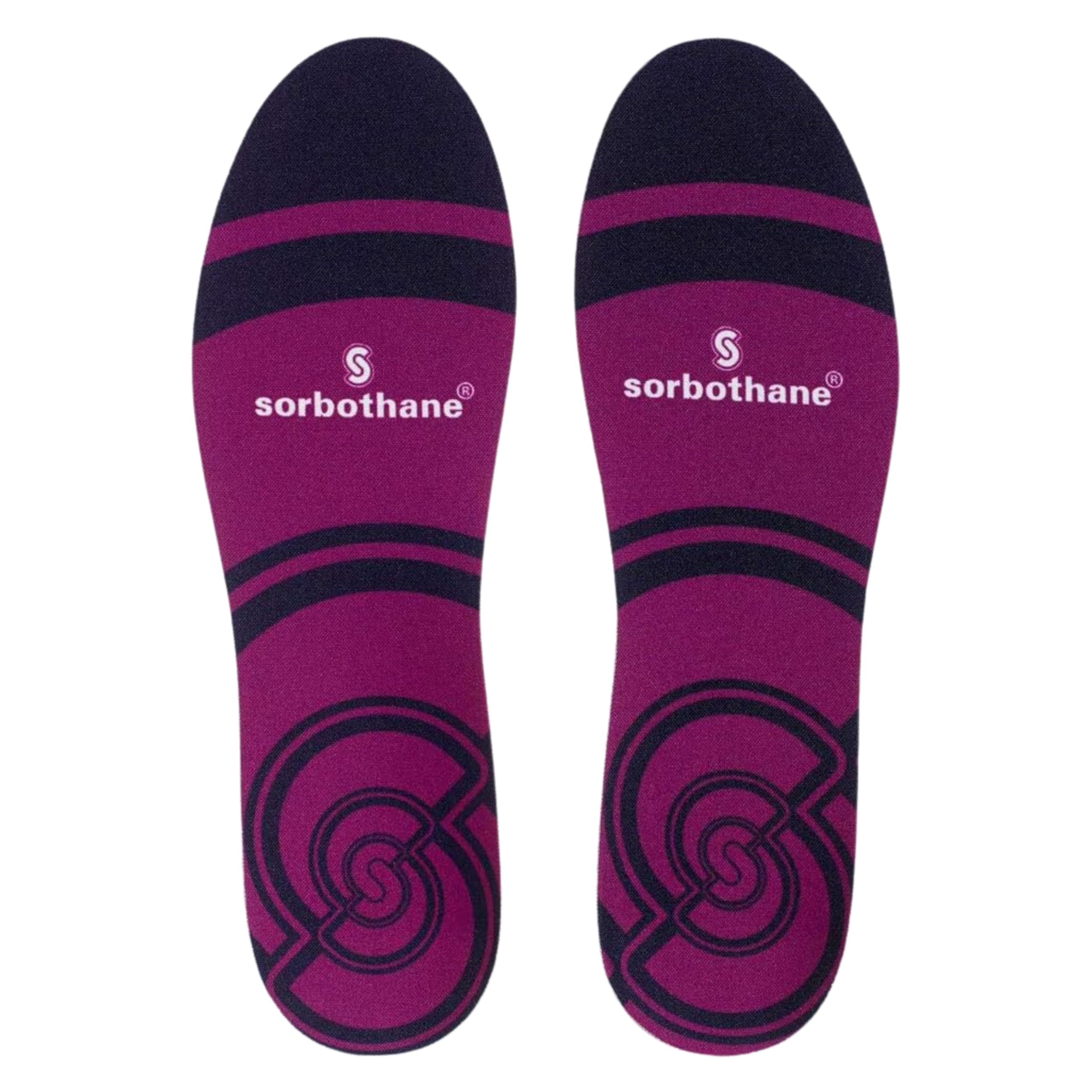 Sorbothane Unisex Green Single Strike Heel Shock-Absorbing Insoles