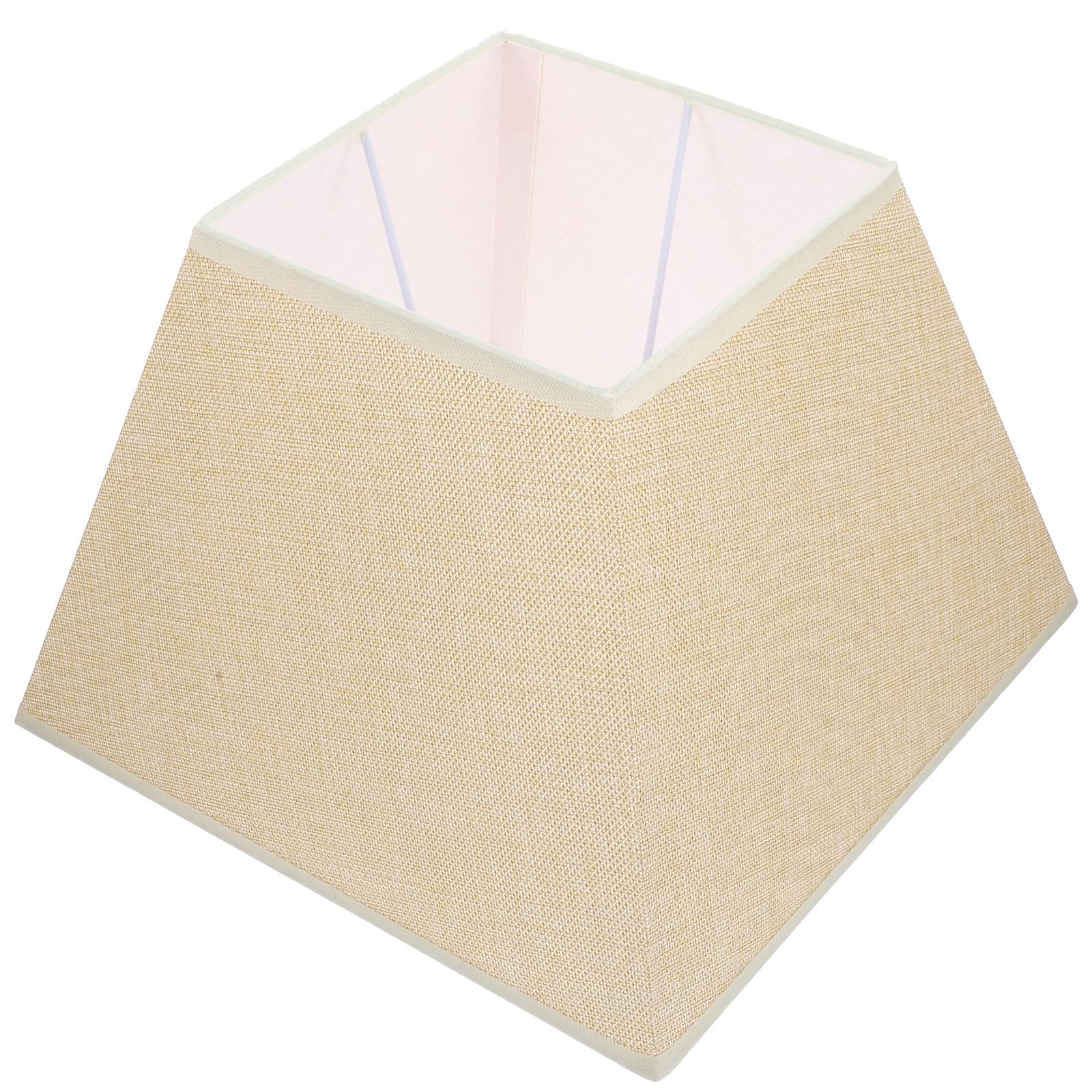 Homoyoyo Pantalla Durabilidad y Fuerte Estabilidad Lámpara Tela de Lino para Cuadrada u Lámpara de Mesa Adecuado para Dormitorio Hotel
