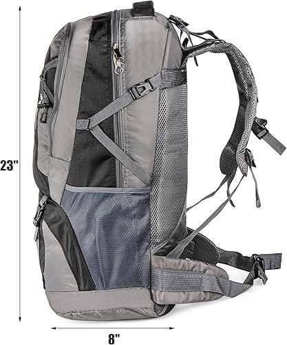 Miniatura 2 de Yesland Mochila de senderismo ligera de 60 litros, mochila de viaje para deportes al aire libre, mochila de campamento, bolsa de senderismo para