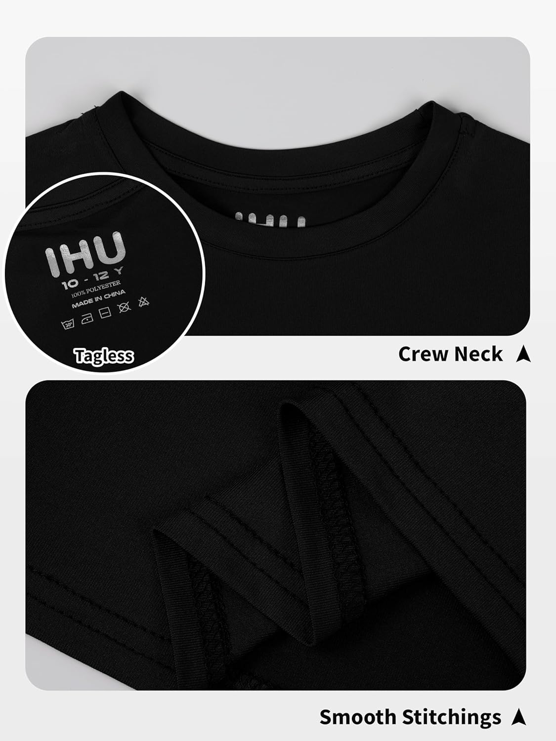 Boys Neon Shirts Dry Fit Athletic T Shirts UPF 50+ Performance Cooling Shirt Short Sleeve Rash Guard Kids Top for Boys Girls - Image 5