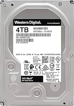 Amazon.com: Western Digital Black WD4005FZBX 4 TB Hard Drive - 3.5
