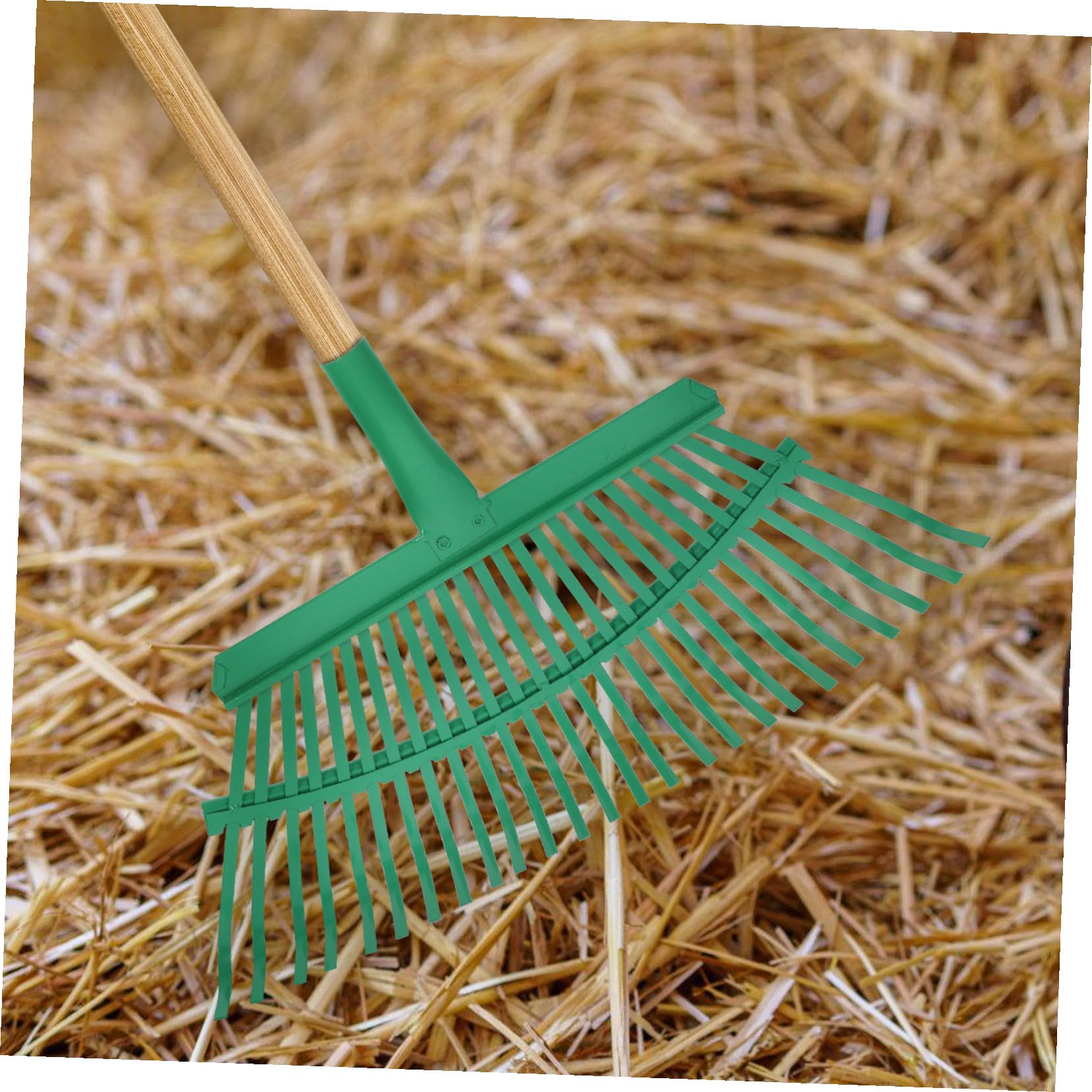 LIFKOME Leichter Stahl handrechen Robuster Gartenrechen Ersatzkopf für Rasen Laub Entfernen Vielseitiger Gartenbodenrechen Praktisch und Langlebig für Gartenarbeit