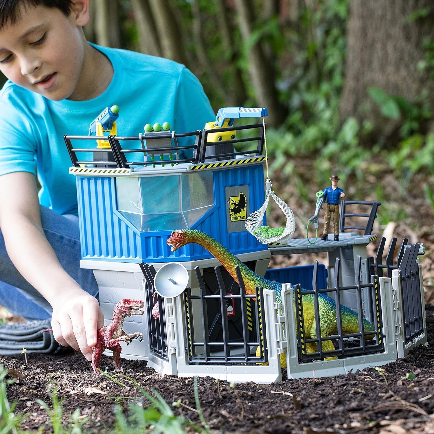 Schleich Dinosaurs | Grande Station de Recherche Dino 41462 | 72 pièces
