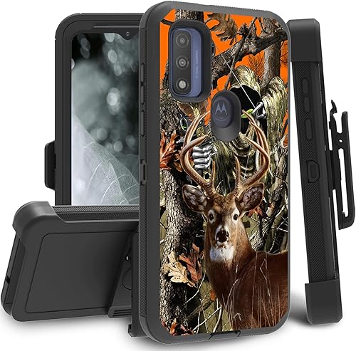 Funda para Motorola Moto G PureMoto G Power 2022, resistente protección contra caídas de triple capa, cuerpo completo, resistente, a prueba de