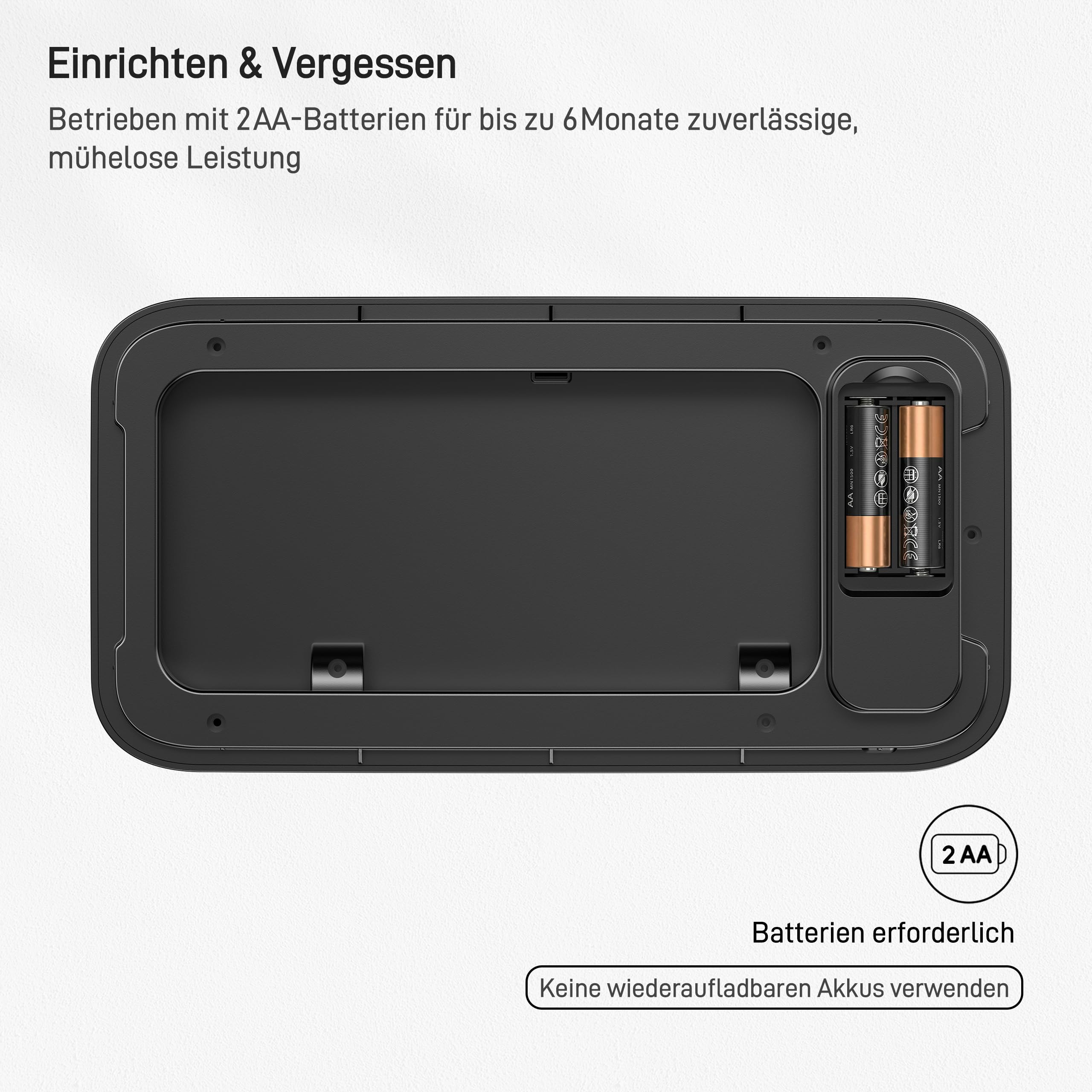 EKO Badezimmer Mülleimer mit Sensor, Schlanker Sensor Abfalleimer, Wasserdichter, Soft Close, Bewegungssensor-Kosmetikeimer für Bad, Büro und Küche, Carbon-Schwarz, 10L, Hochwertiger Kunststoff