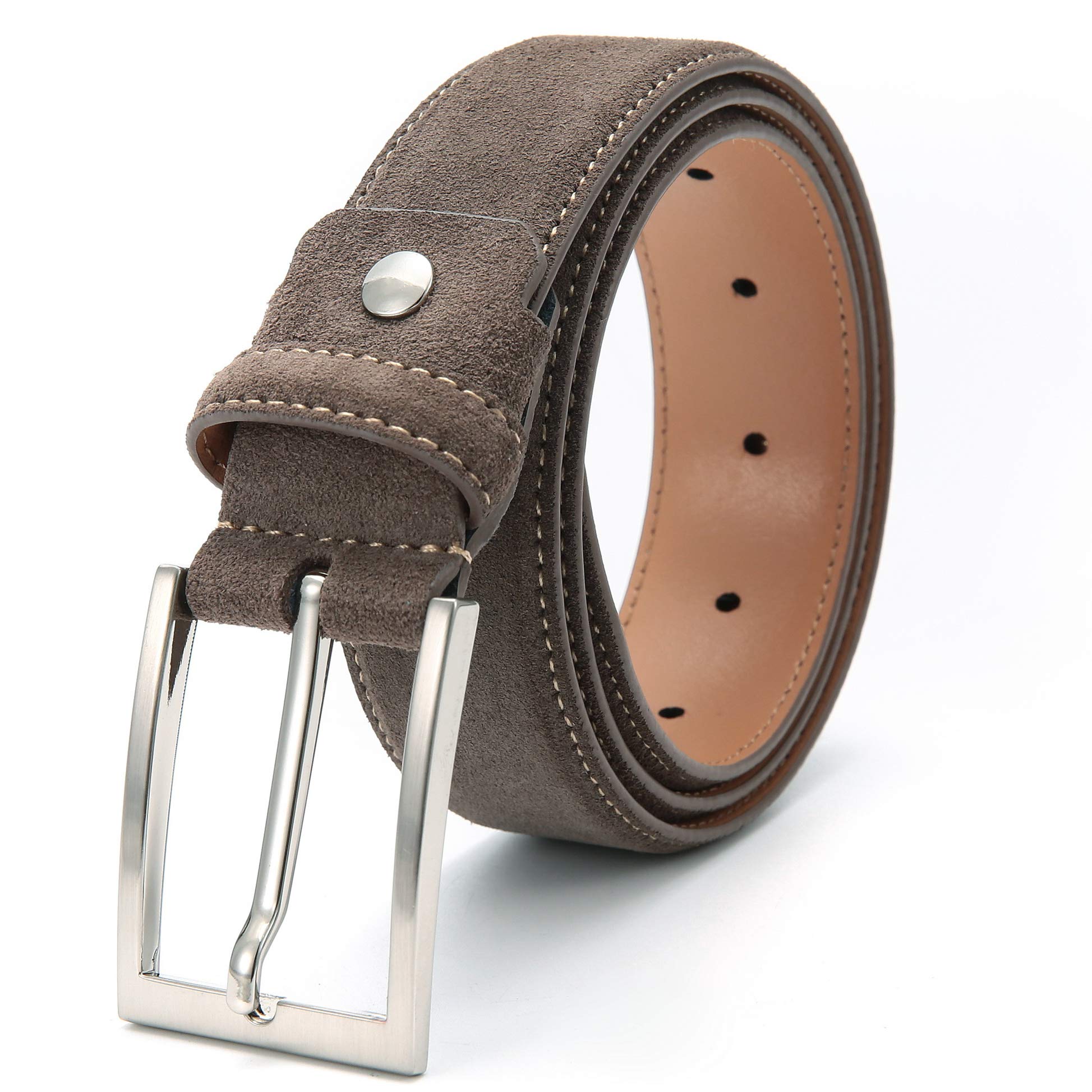 Ground Mind Men's Suede Leather Belt