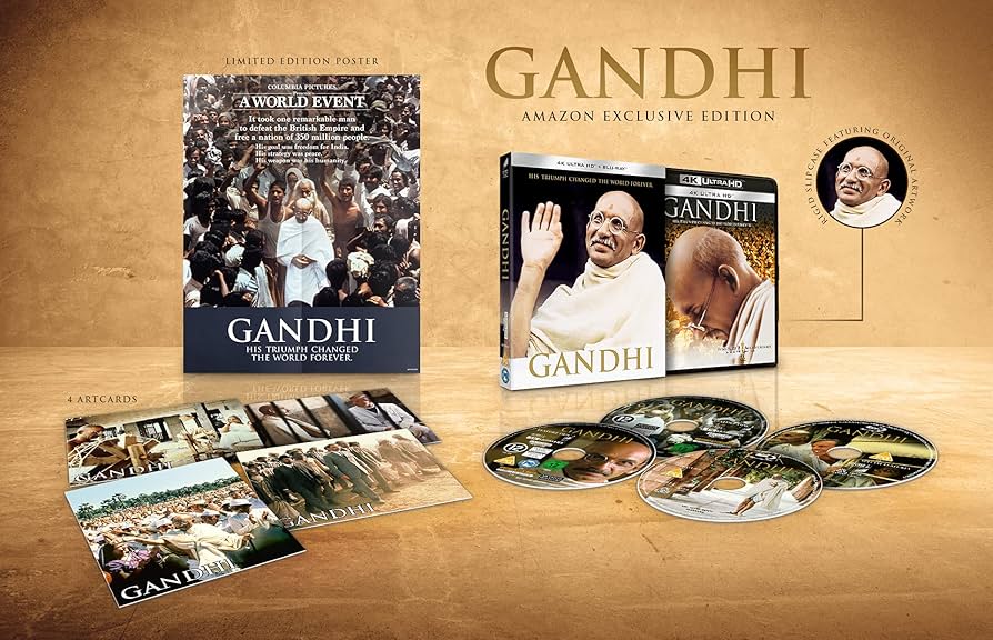 Gandhi (1982) - Amazon Excl. (4 Discs - 4k Ultra-HD & BD