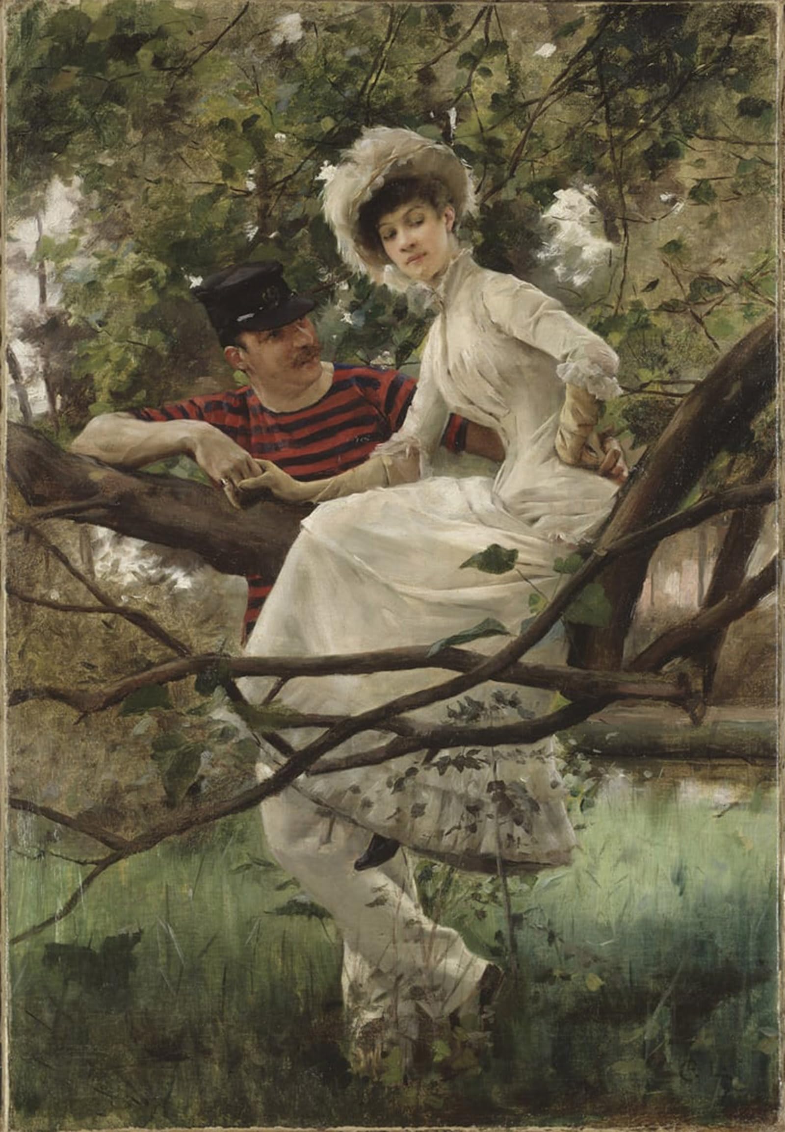 SERENDIPITP Aesthetic Poster Photo Wall Print Retro Picture Idyll by Carl Larsson Modern Wall Artwork for Home Decor 60x90cm