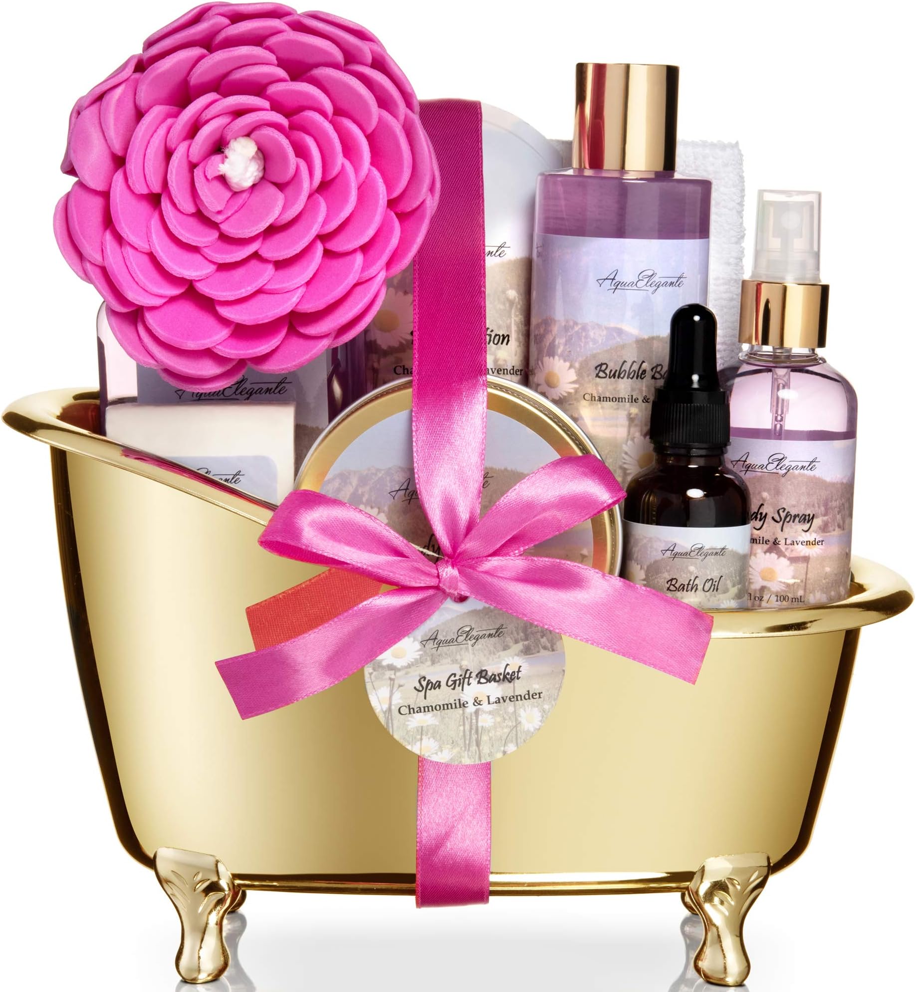 Amazon.com : Spa Gift Baskets For Women - Luxury Bath Set With Lavender ...