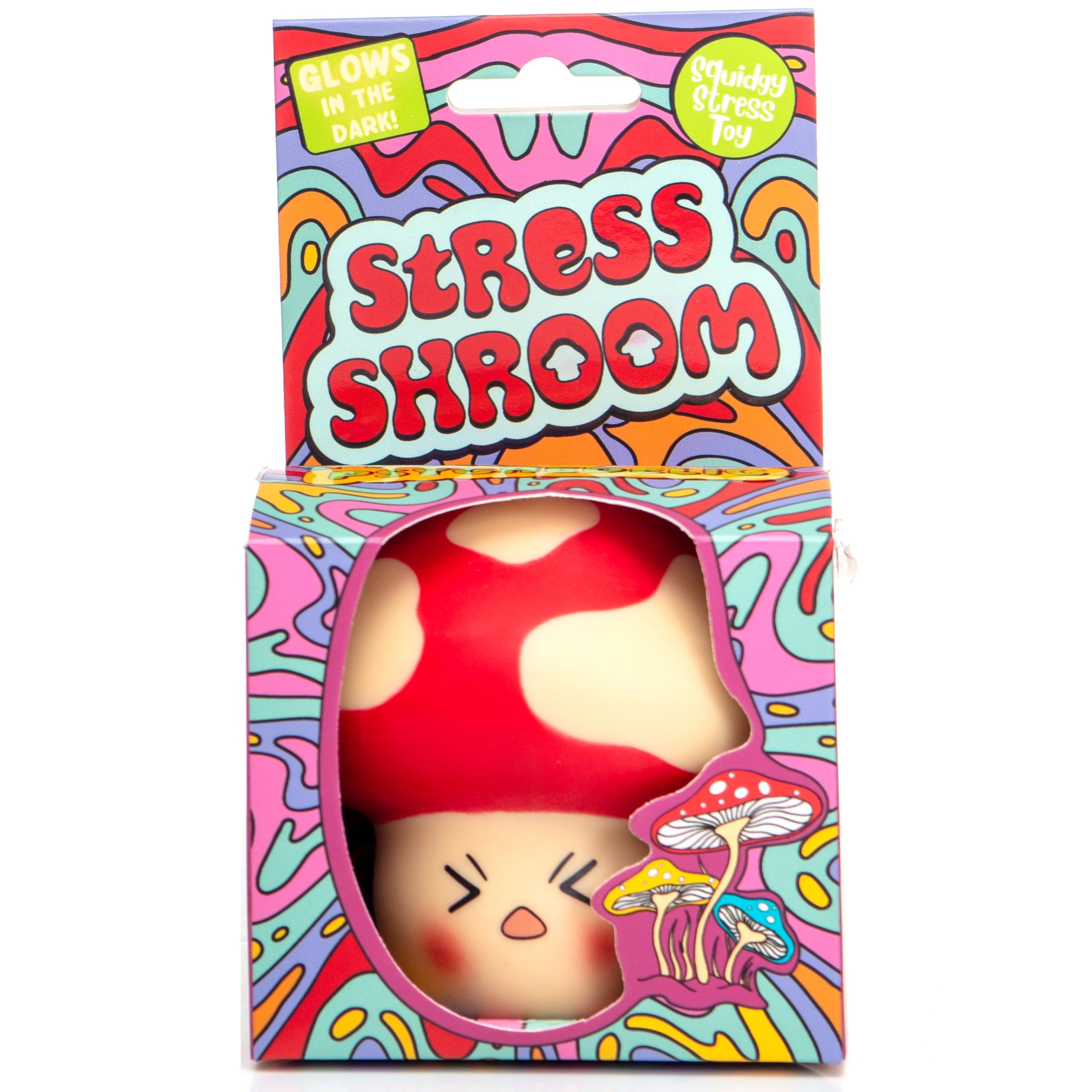 Boxer Gifts Stress Shroom Mushroom Themed Stress Toys | Squishy Stress Balls For Adults & Teenagers - Helps With Anxiety Relief - Office Desk Toy | Fun Secret Santa For Colleagues