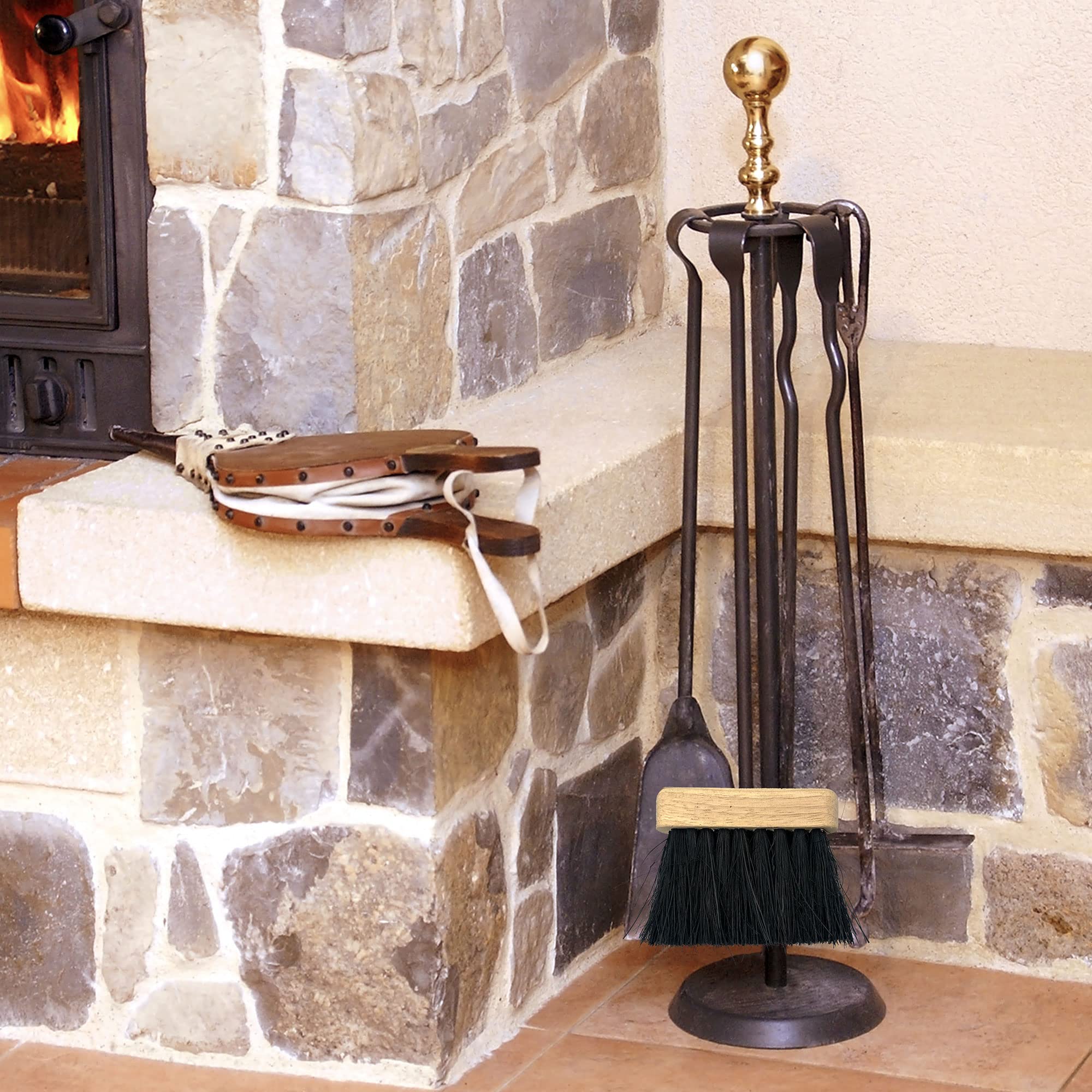 Têtes de Brosse de Remplacement pour Foyer Fireside Companion Lot de 2