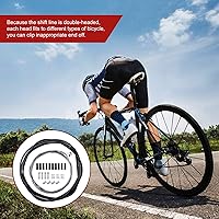 Vista 7 de Boao Paquete de 4 cables de engranaje de bicicleta para bicicletas, kit universal de cable de cambio de bicicleta de montaña, juego de transmisión