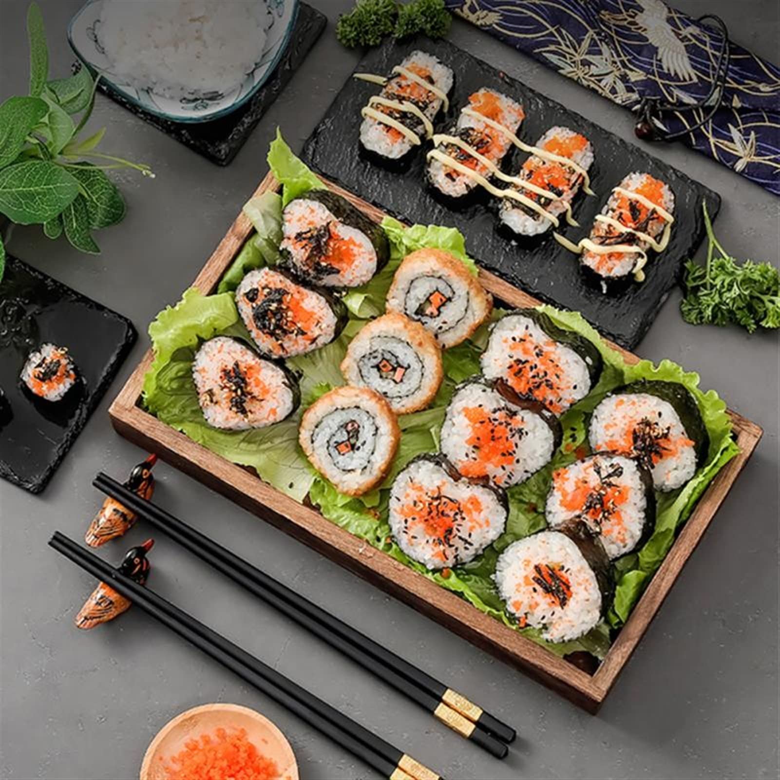 Kit para hacer sushi,molde para sushi, 10 Unids/set Kit De Equipo for Hacer Sushi De Bricolaje Rodillo De Bola De Arroz Hacer Rollos De Pastel Herramientas De Moldes Multifuncionales Gagdets De Cocina