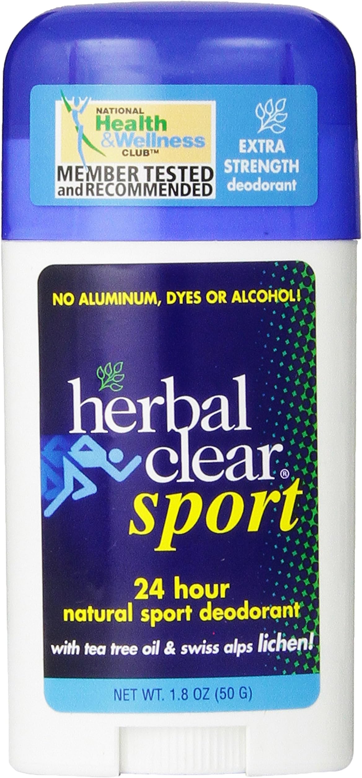 Herbal Clear Sport Deodorant Stick 1.80 Ounces
