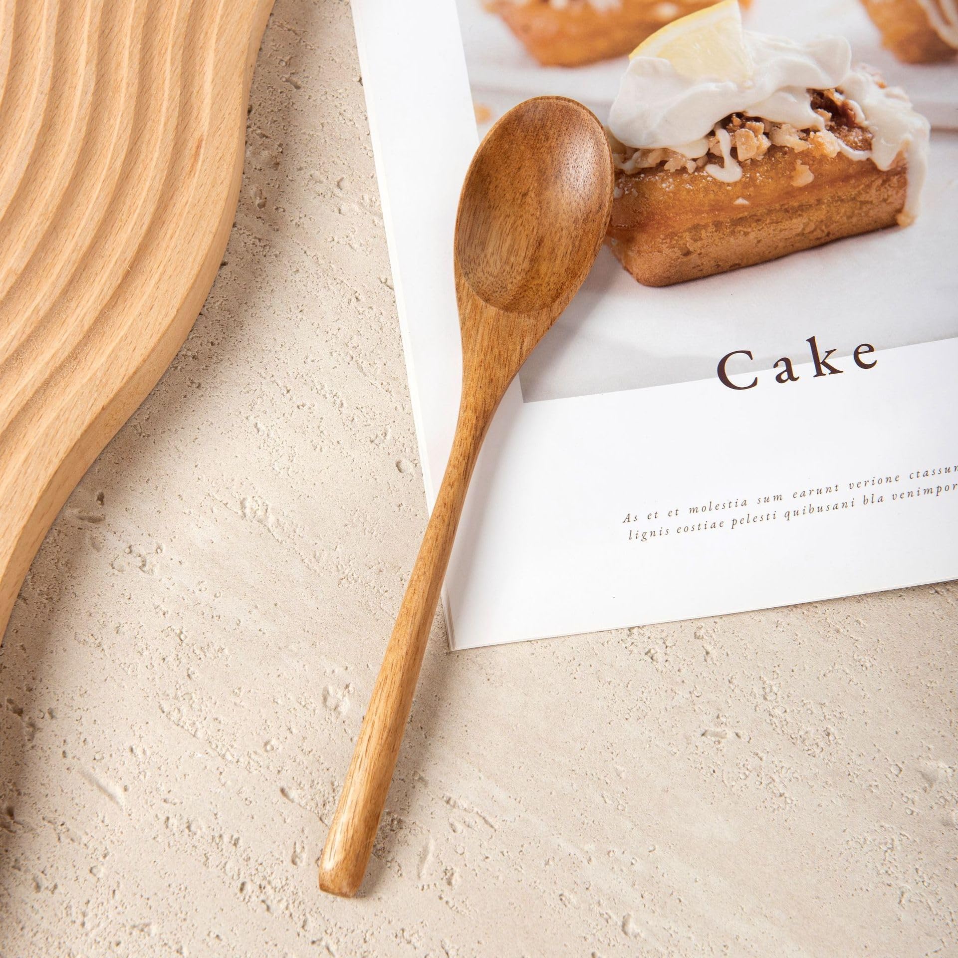 Cucchiai E Forchette Di Legno Set Di Posate Portatili In Legno Color Noce 8 Set Riutilizzabili Per Cene In Casa