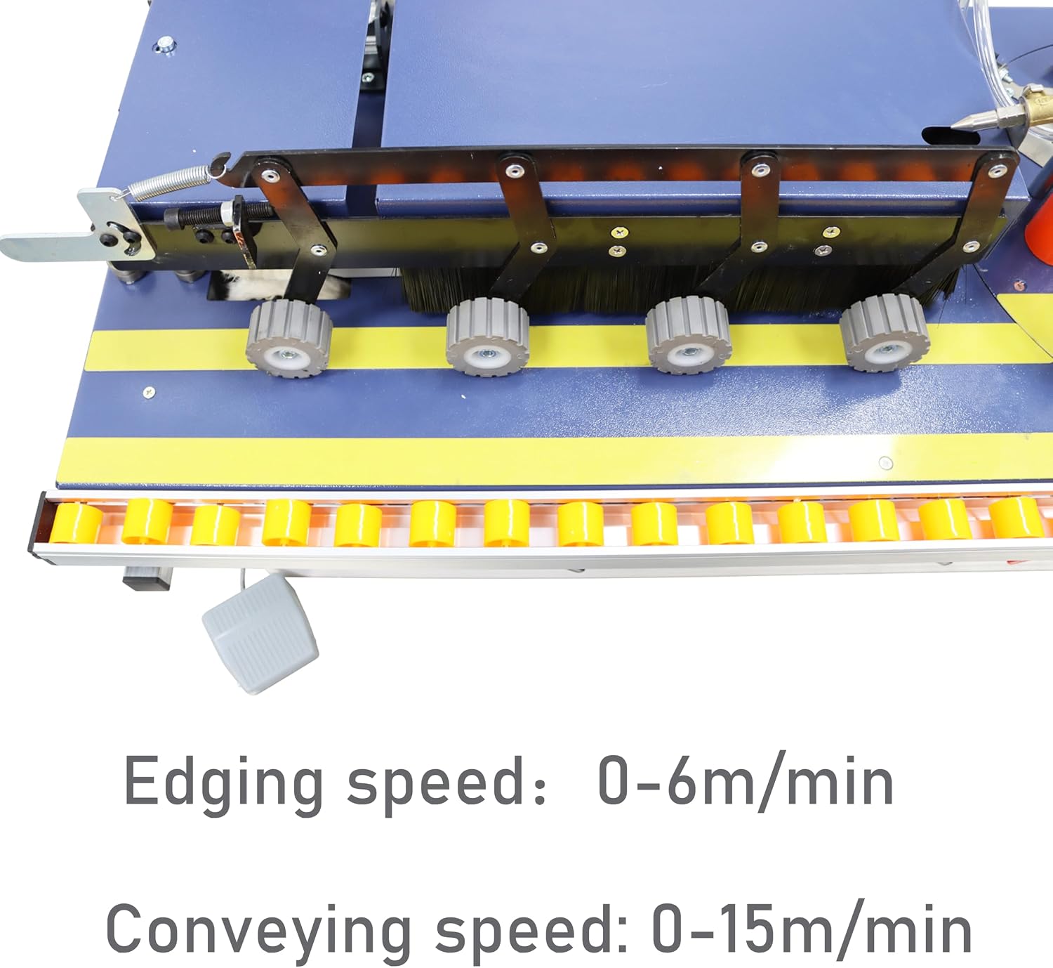 110V Automatic Edge Banding Machine Multi-Function Sealing and Repairing Machine Conveying Speed: 0-15m/min