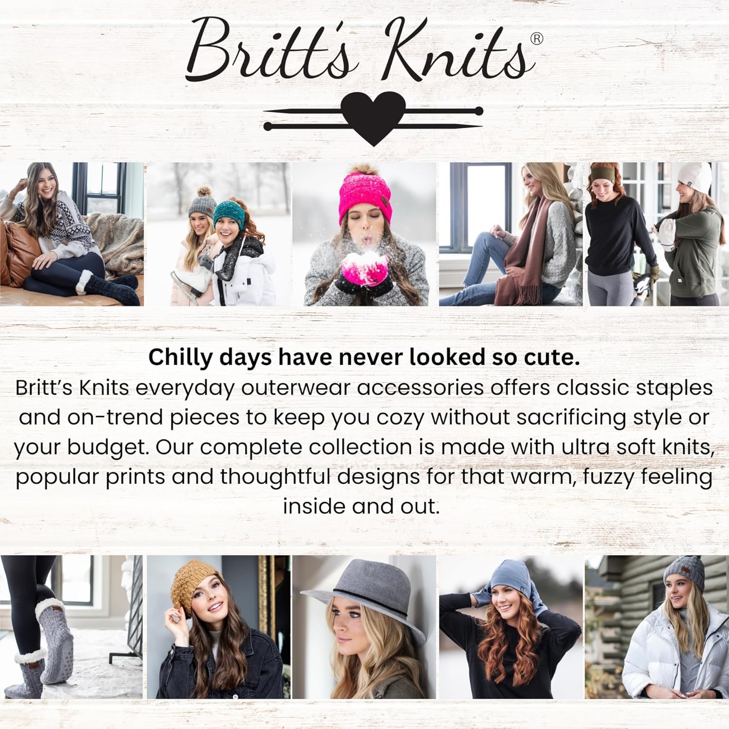 Britt's Knits Women's Soft Chenille Plush-Lined Thick Knit Cold Weather Hat Ski Cuff Cap - Image 6