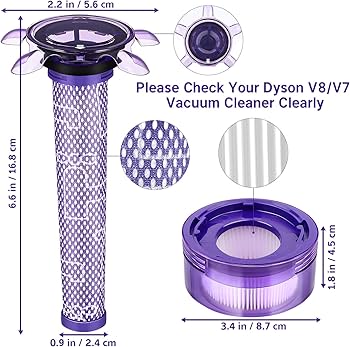 Amazon.com - Upgraded V8 Filter for Dyson V8 V7 New Version / SV25