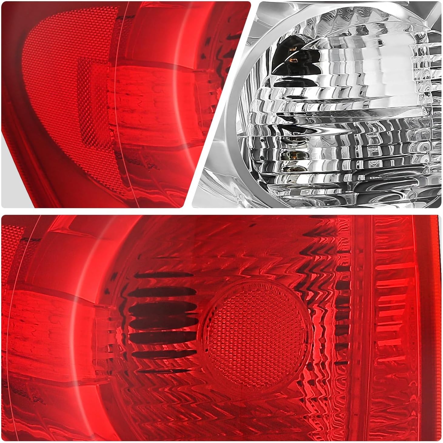 DNA MOTORING Taillight Tail Lamp Compatible With Toyota Tundra 2007-2009, Left, 815600C070, OEM-TL-085-L
