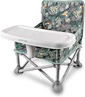 Summer Infant Pop â€˜N Sit Portable Booster DLX (Jungle Botanical)