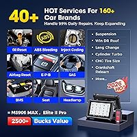 Vista 5 de Autel Escáner MaxiCOM MK906 PRO-TS, actualizado de la herramienta de diagnóstico MS906BT/MS906TS /MS906 PRO, codificación ECU, funciones completas